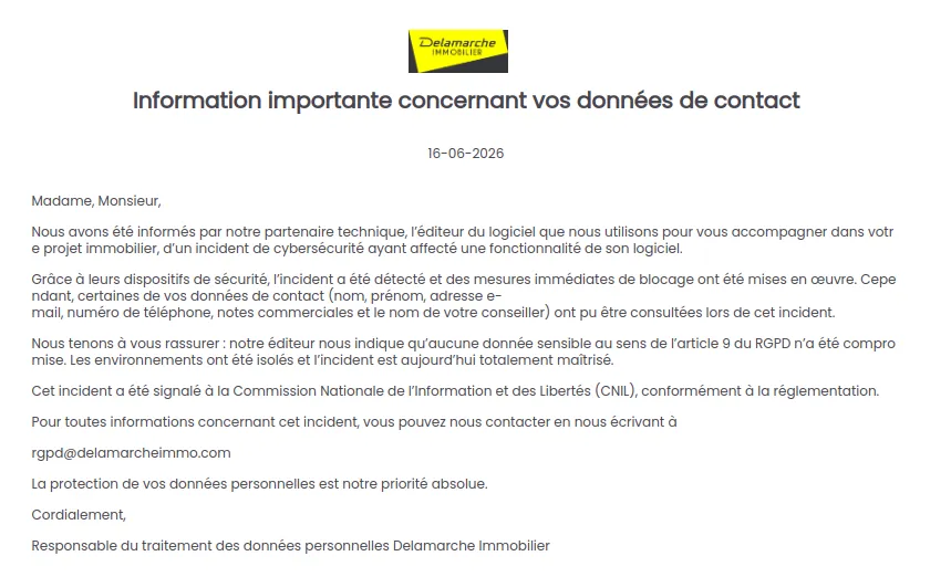 Logo Delamarche Immobilier